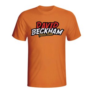 David Beckham Comic Book T-shirt (orange)