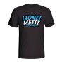 Lionel Messi Comic Book T-shirt (black)