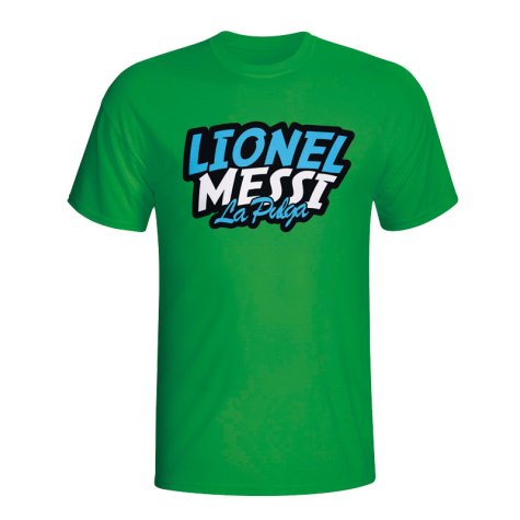 Lionel Messi Comic Book T-shirt (green)