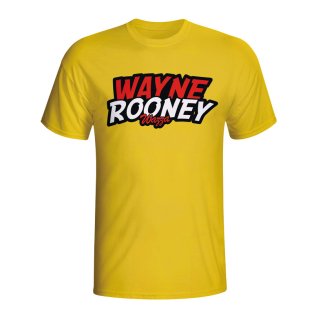Wayne Rooney Comic Book T-shirt (yellow) - Kids