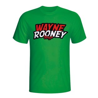 Wayne Rooney Comic Book T-shirt (green) - Kids