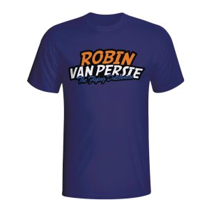 Robin Van Persie Comic Book T-shirt (navy) - Kids