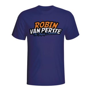 Robin Van Persie Comic Book T-shirt (navy)