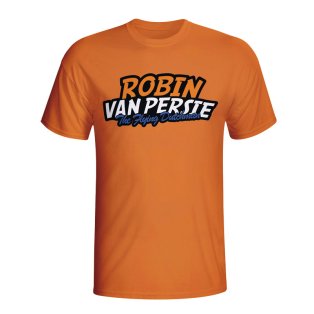 Robin Van Persie Comic Book T-shirt (orange)
