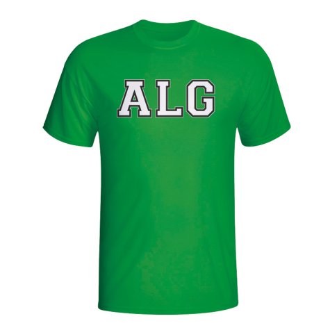 Algeria Country Iso T-shirt (green)
