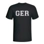 Germany Country Iso T-shirt (black) - Kids