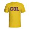 Colombia Country Iso T-shirt (yellow)