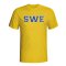 Sweden Country Iso T-shirt (yellow)