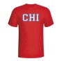 Chile Country Iso T-shirt (red) - Kids