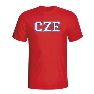 Czech Republic Country Iso T-shirt (red) - Kids