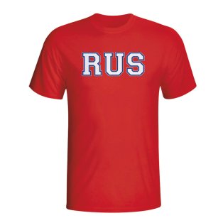 Russia Country Iso T-shirt (red)