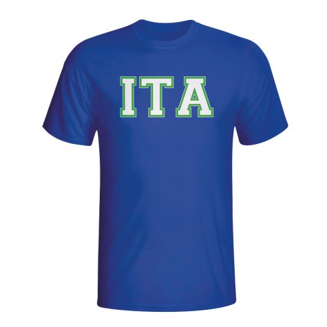 Italy Country Iso T-shirt (blue)