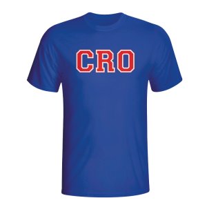 Croatia Country Iso T-shirt (blue) - Kids