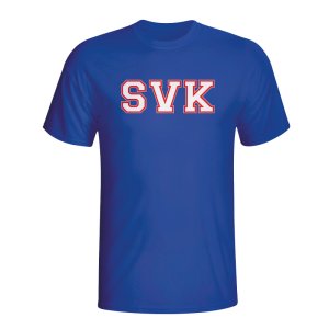 Slovakia Country Iso T-shirt (blue) - Kids