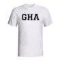 Ghana Country Iso T-shirt (white)