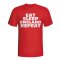 Eat Sleep England Repeat T-shirt (red) - Kids