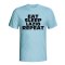 Eat Sleep Lazio Repeat T-shirt (sky Blue)