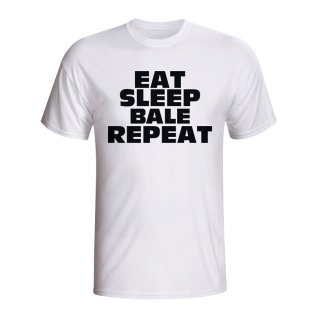 Eat Sleep Bale Repeat T-shirt (white) - Kids