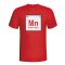 Manuel Neuer Bayern Munich Periodic Table T-shirt (red)