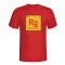 Raul Spain Periodic Table T-shirt (red)