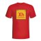 Xavi Spain Periodic Table T-shirt (red) - Kids