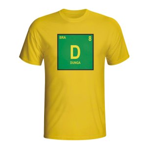 Dunga Brazil Periodic Table T-shirt (yellow)