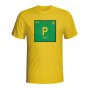 Pele Brazil Periodic Table T-shirt (yellow) - Kids