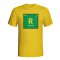 Ronaldo Brazil Periodic Table T-shirt (yellow)