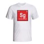 Steven Gerrard Liverpool Periodic Table T-shirt (white) - Kids