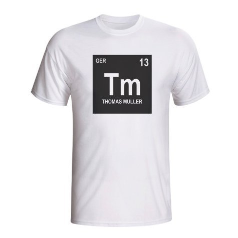 Thomas Muller Germany Periodic Table T-shirt (white) - Kids