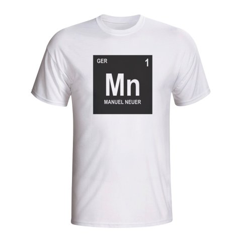 Manuel Neuer Germany Periodic Table T-shirt (white) - Kids