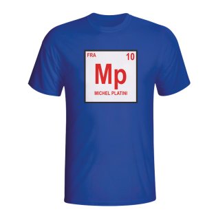 Michel Platini France Periodic Table T-shirt (blue) - Kids