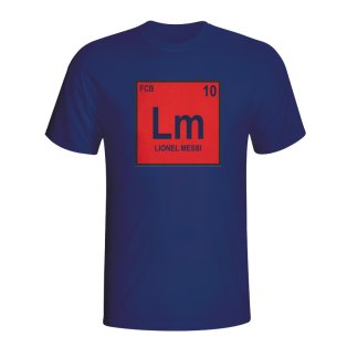 Lionel Messi Barcelona Periodic Table T-shirt (navy) - Kids
