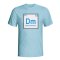 Diego Maradona Napoli Periodic Table T-shirt (sky Blue)