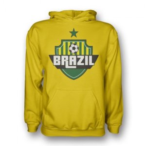 Brazil Country Logo Hoody (yellow) - Kids