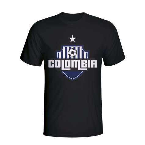 Colombia Country Logo T-shirt (black) - Kids
