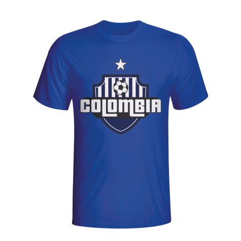 Colombia Country Logo T-shirt (blue) - Kids
