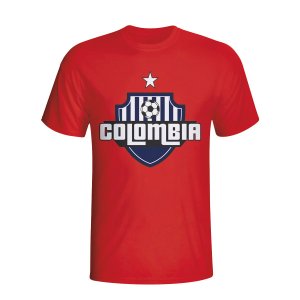Colombia Country Logo T-shirt (red) - Kids