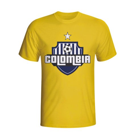 Colombia Country Logo T-shirt (yellow)