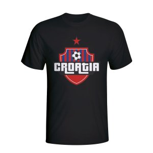 Croatia Country Logo T-shirt (black)