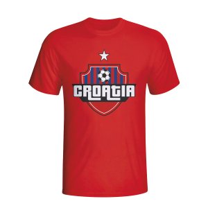 Croatia Country Logo T-shirt (red) - Kids
