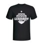 Germany Country Logo T-shirt (black)