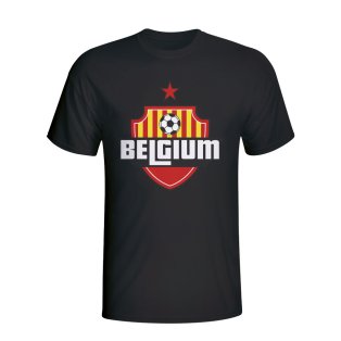 Belgium Country Logo T-shirt (black)