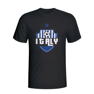 Italy Country Logo T-shirt (black)