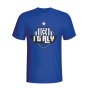 Italy Country Logo T-shirt (blue)
