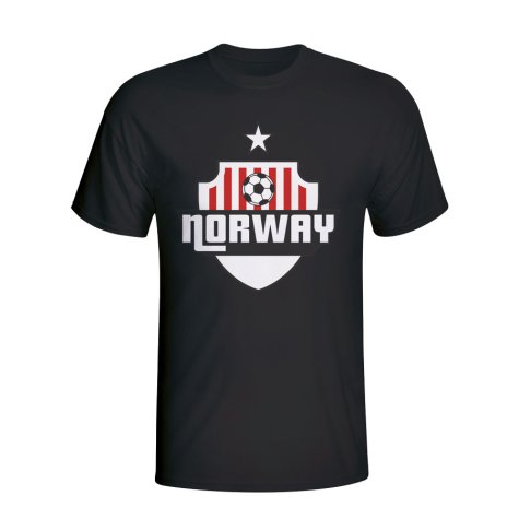Norway Country Logo T-shirt (black) - Kids