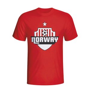 Norway Country Logo T-shirt (red) - Kids