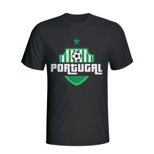 Portugal Country Logo T-shirt (black)