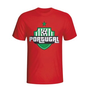 Portugal Country Logo T-shirt (red) - Kids