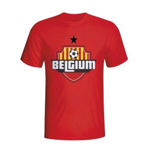 Belgium Country Logo T-shirt (red) - Kids